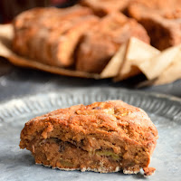  Scones de banana e teff