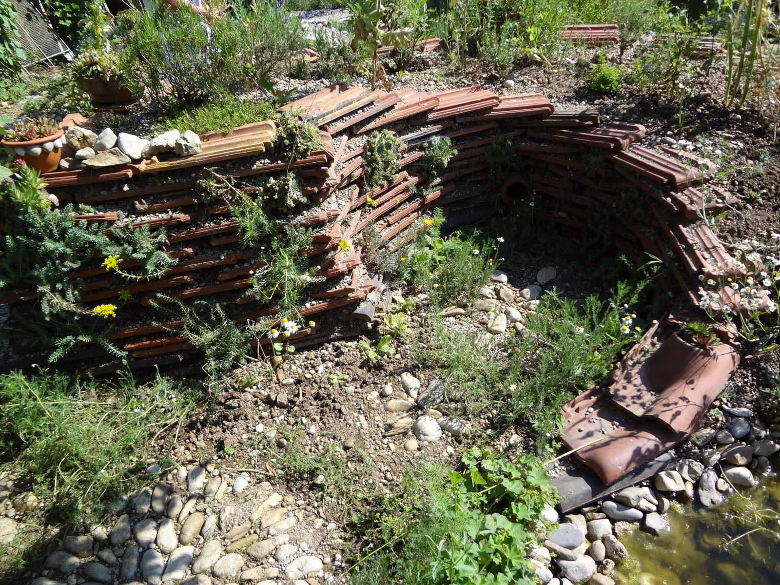 Das Glück ist grün Kräuterspirale einmal anders