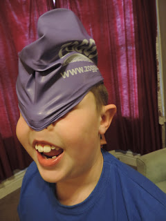 throbbing purple helmet boy