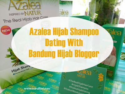 azalea hijab shampoo with bandung hijab blogger