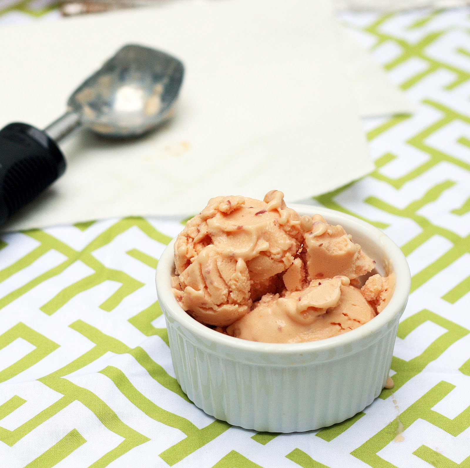 Mix it Up Peach Greek Frozen Yogurt