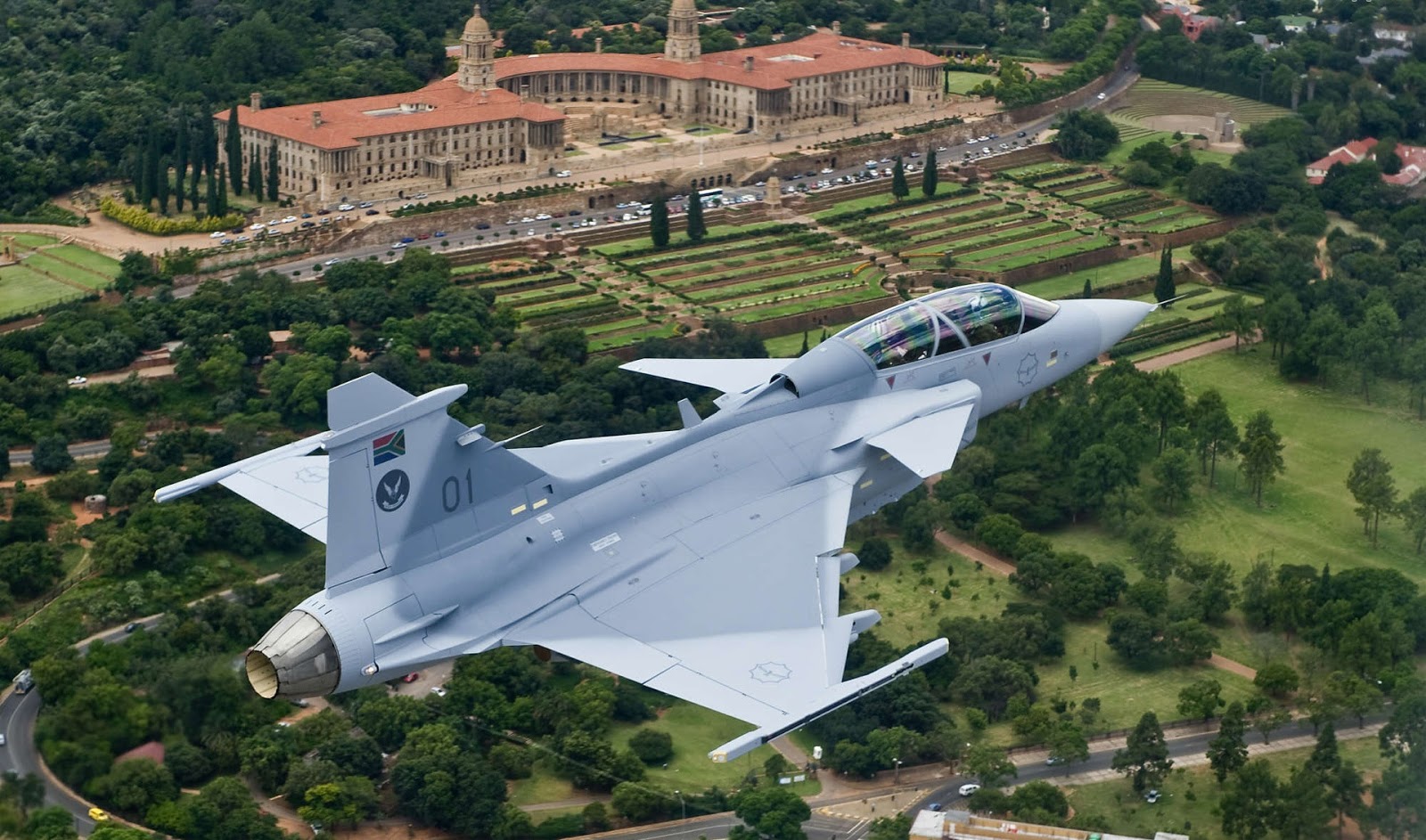 Saab JAS39 Gripen of SAAF South African Air Force Aircraft Wallpaper