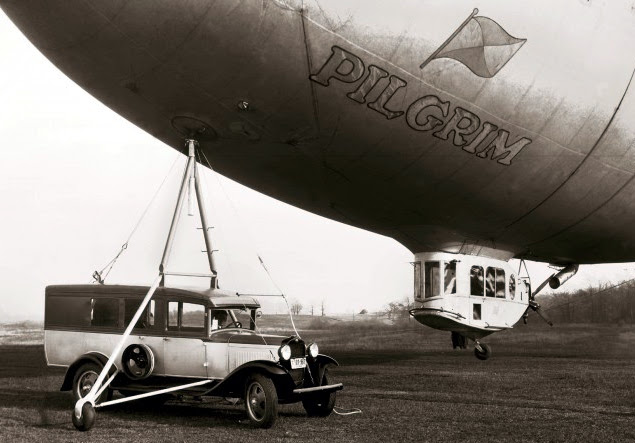 Just A Car Guy: a rare use for a vehicle... as a mobile blimp docking