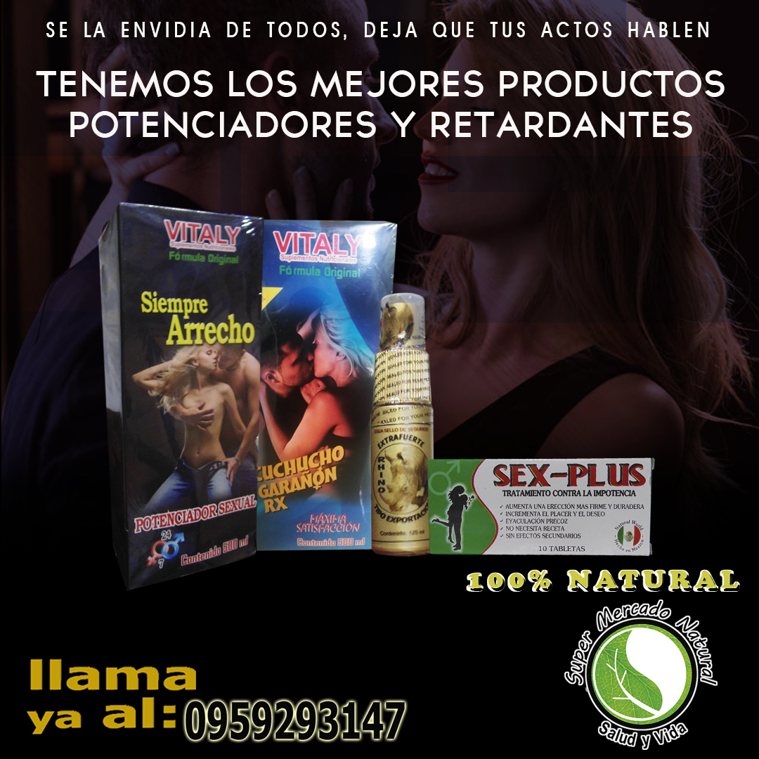 Potenciadores y retardantes Sexual Masculinos