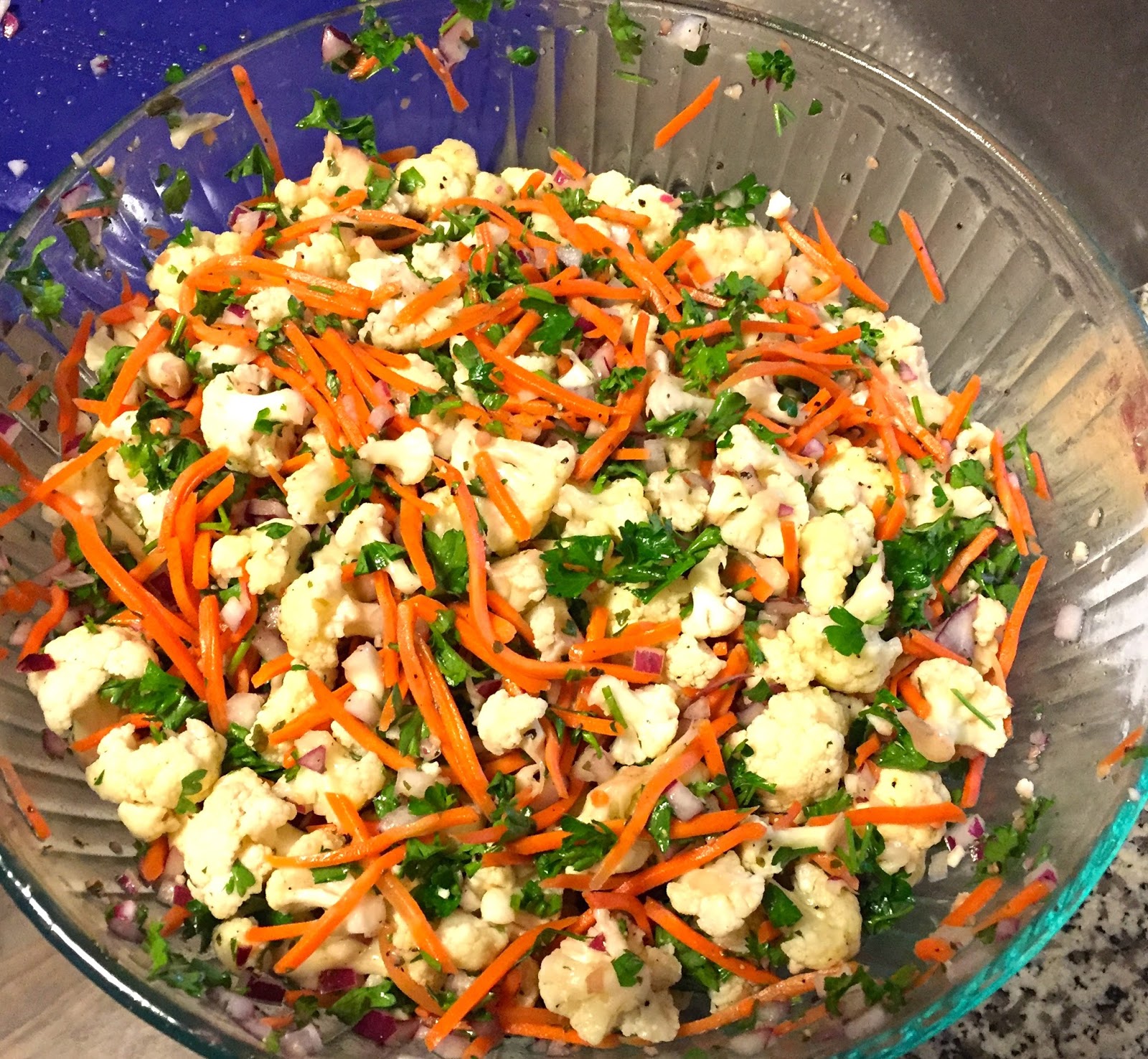 Cauliflower Carrot Salad