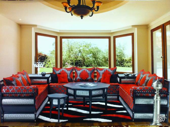 Salon Marocain Noir Et Gris Simple Cool Awesome Salon Style Baroque