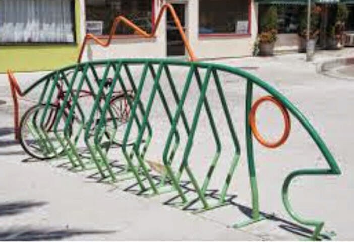 Norristown Diary: Bike Racks, Easy Art