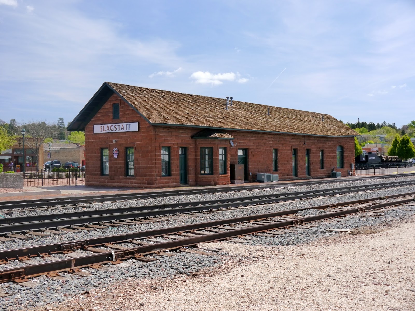 American Travel Journal Historic Railroad Depot Flagstaff