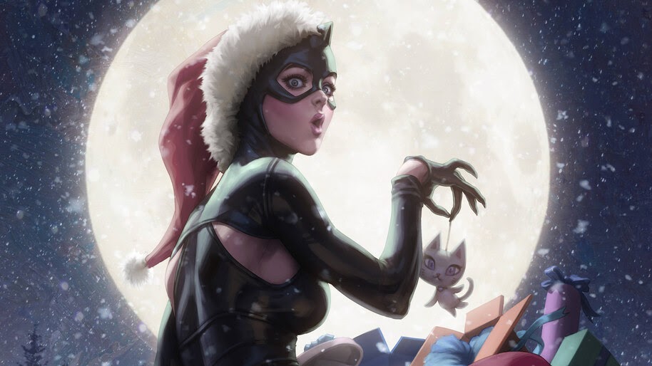 Catwoman, DC, Christmas, Thief, 4K, 6.2024 Wallpaper