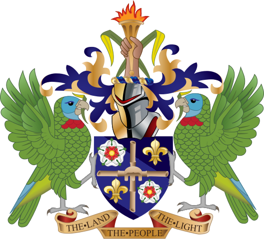 Lambang negara Saint Lucia