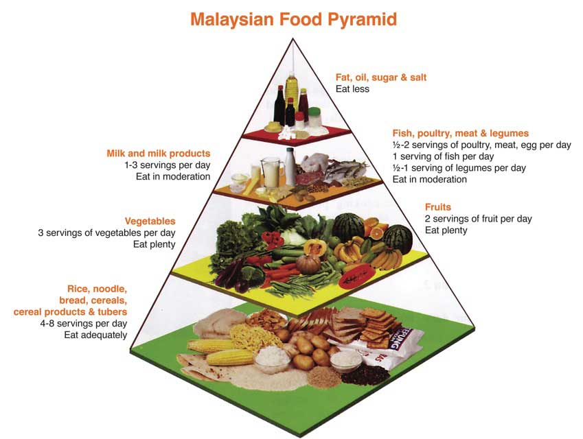 Nutritionist For Sibu The Malaysian Food Guide Pyramid The 
