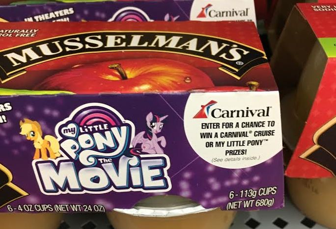 heilige rand Genealogie Equestria Daily - MLP Stuff!: Carnival Teams Up With Musselman's Applesauce  For MLP Movie Prizes