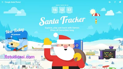 جوجل قامة بنشر تطبيق Santa Tracker لتتبع "بابا نويل" للاحتفال بالعام الجديد 2019