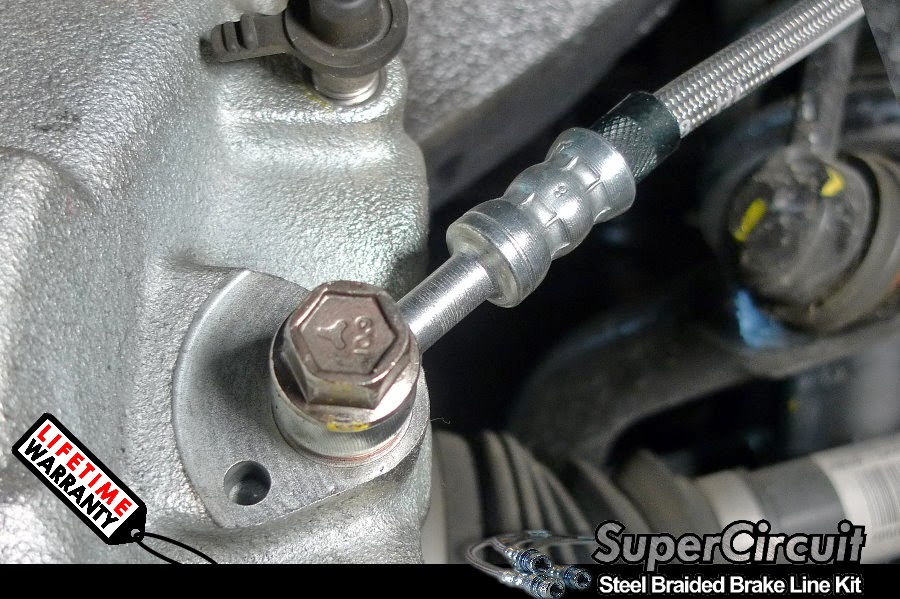 SUPERCIRCUIT Steel Braided Brake Lines Mazda BT50 Steel Braided Brake Line Kit