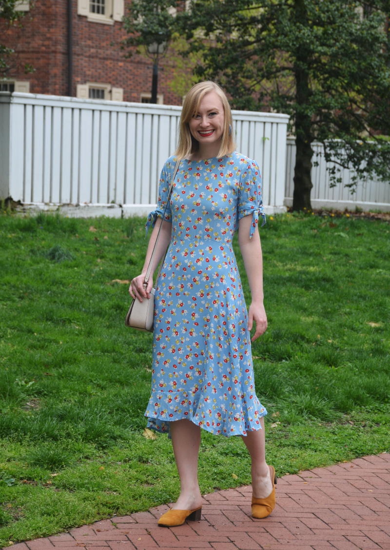 Floral Midi Dress - Organized Mess