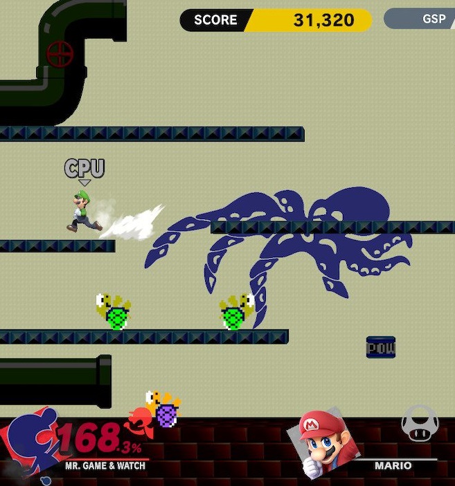 Old Neko Things I Like Mr Game And Watch Super Smash Bros