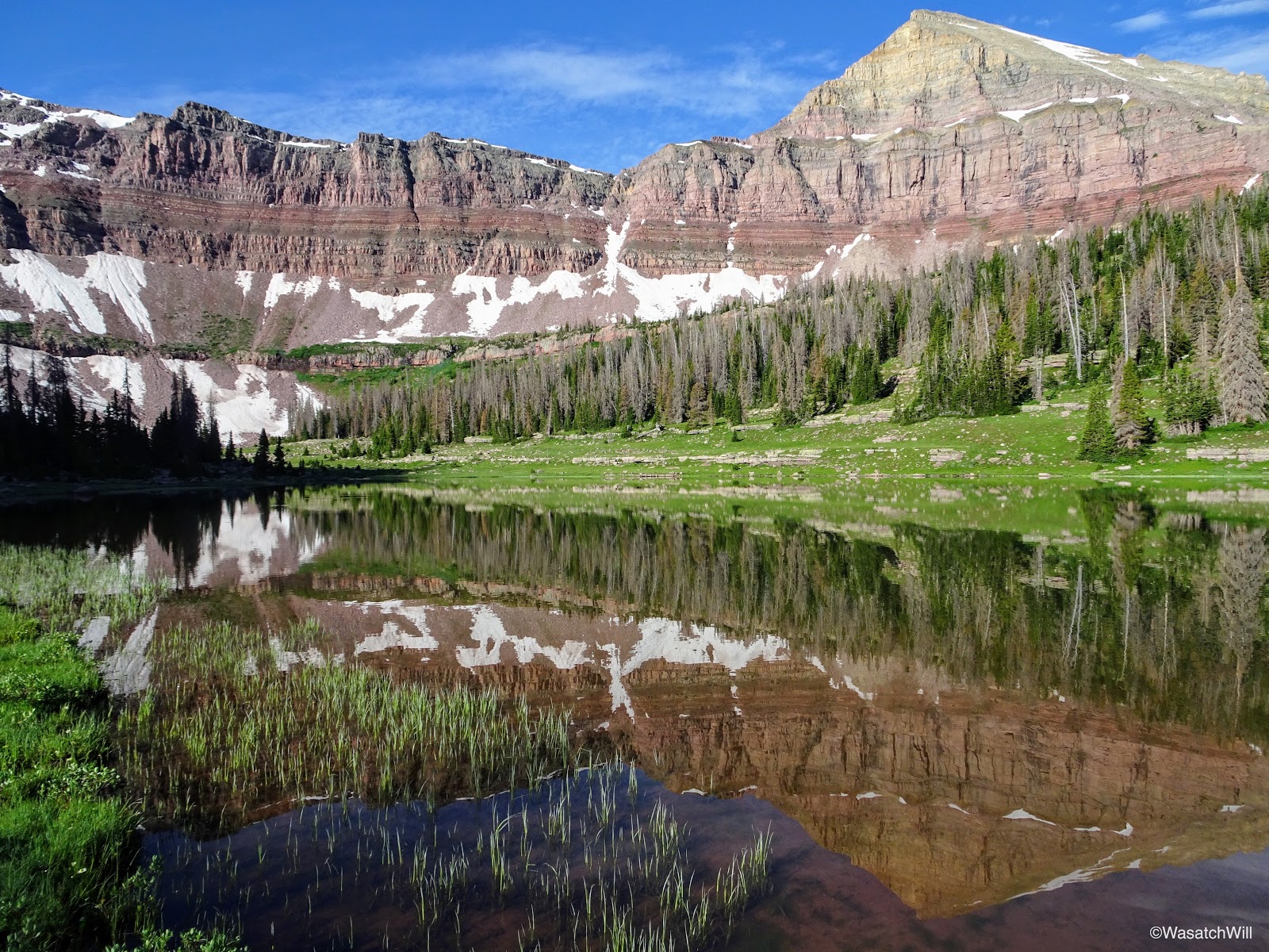 Allsop Lake High Uintas Wilderness WasatchWill