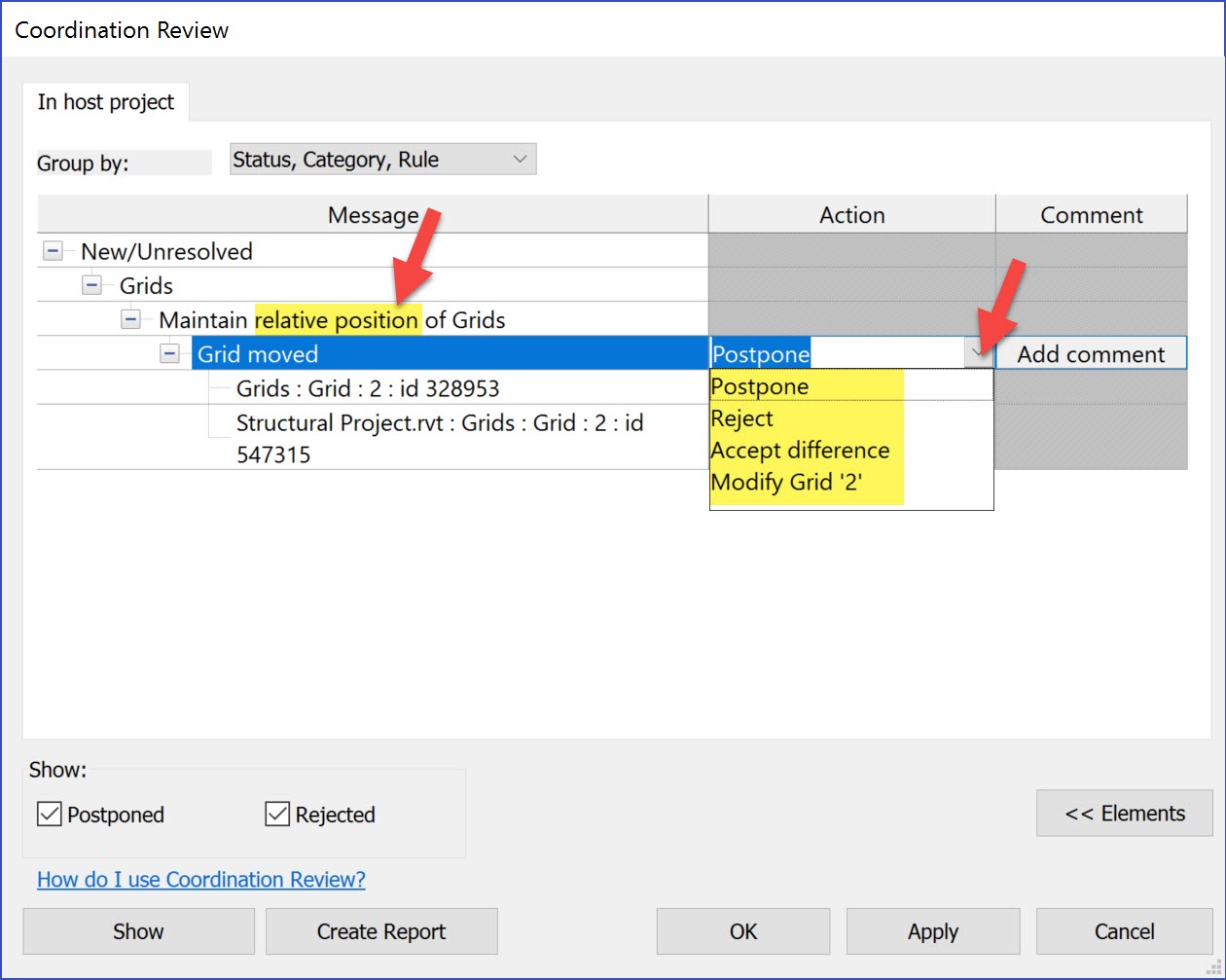 BIM Chapters Copy Monitor; Grids