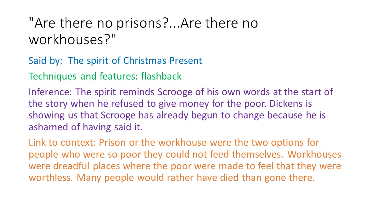 Mrs B's GCSE English Blog Elastic Quotations for A Christmas Carol