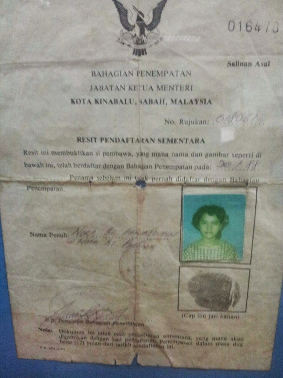 Siapa DALANG SEBENAR Yang Keluarkan Kad Pengenalan Untuk PATI Di Sabah