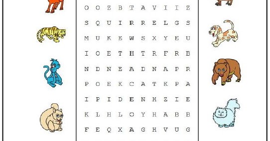 Free Nursery Worksheets: Animal Science Worksheets for Nursery School