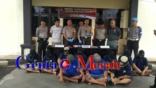 Dalam Satu Bulan Jajaran Polres Lampura Ungkap 13 Kasus