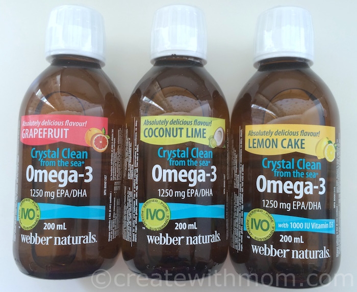 Create With Mom Crystal Clean from the sea Omega 3 Helps Families Stay