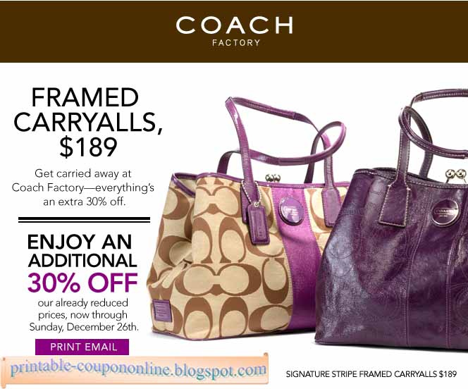 Printable Coupons 2020 Coach Coupons