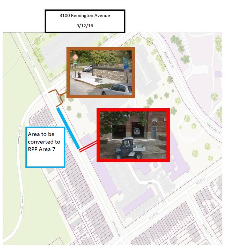 Remington Neighborhood Alliance Wyman Park Drive and Remington Avenue