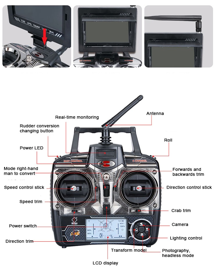 Spesifikasi Wltoys V666 Support FPV Omah Drones