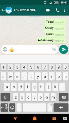 Huruf Tebal dan Miring di WhatsApp