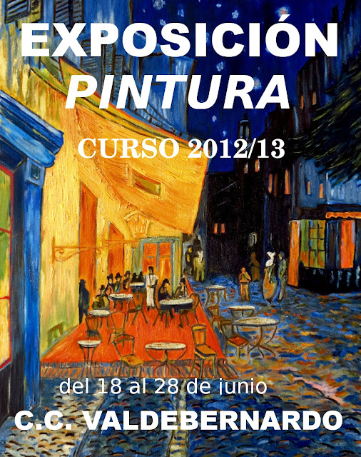 Expo pintura colectiva alumnos Pintura tarde Valdebernardo 18-28 junio