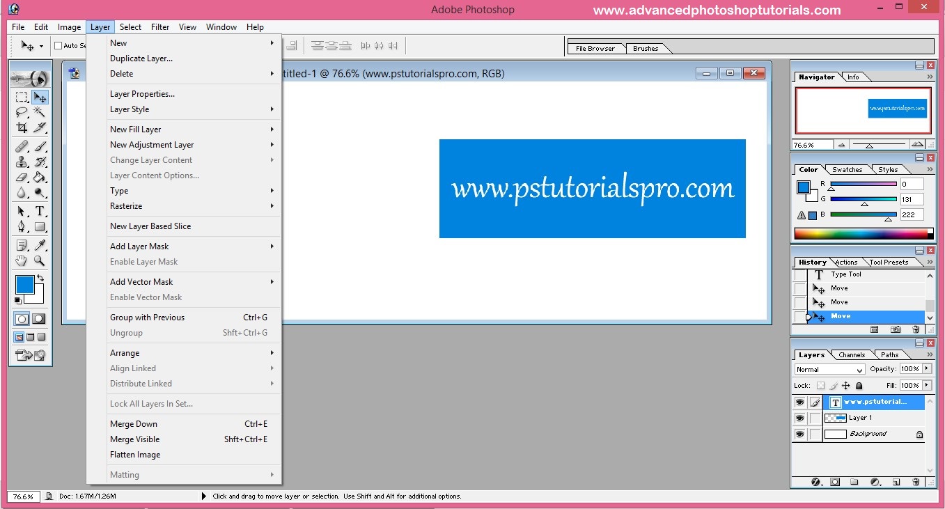 7 Layer Menu Advanced Tutorials