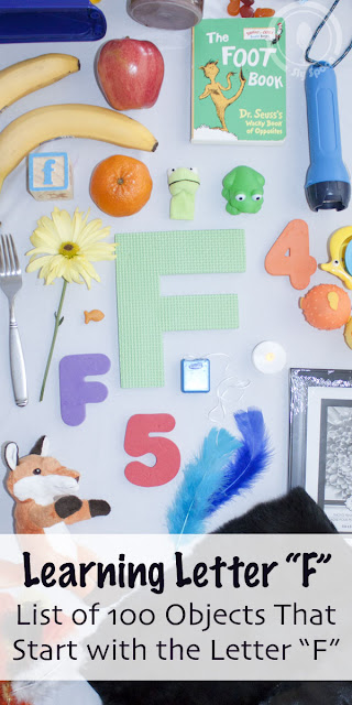 Sly Spoon: Toddler A-Z - 100 Objects That Start with the Letter "F"