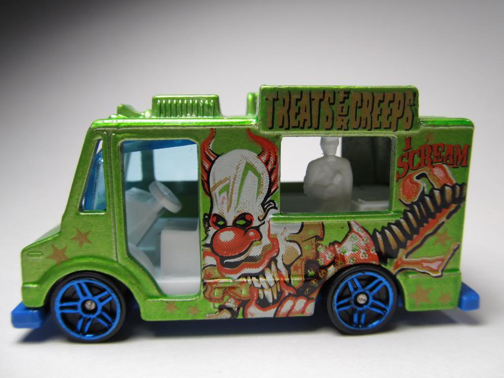 hot wheels crazed clowns ice cream truck tropicool