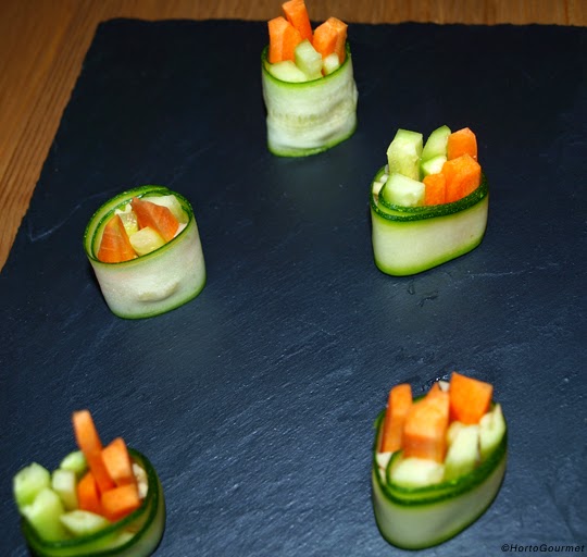 Rollitos de verduras HortoGourmet