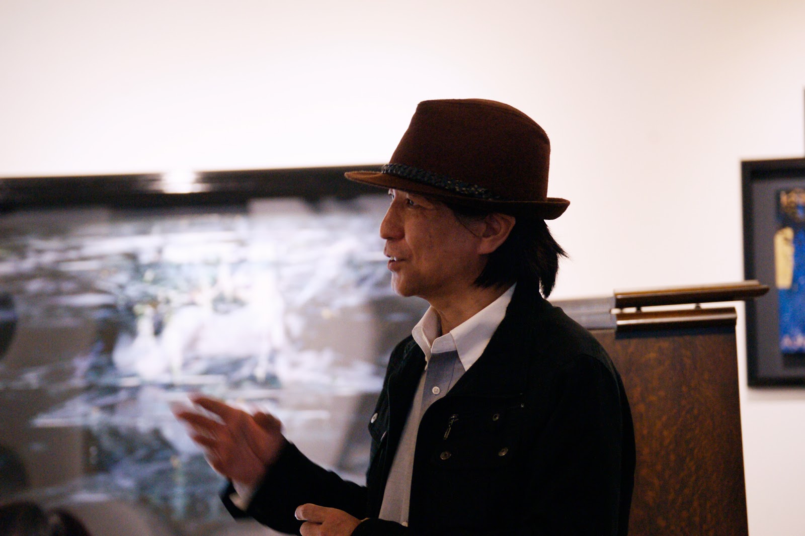 JIKE STUDIO Blog 西川洋一郎の絵の中で ピアノとヴァイオリンコンサートが開かれました。 JIKE STUDIO ギャラリー