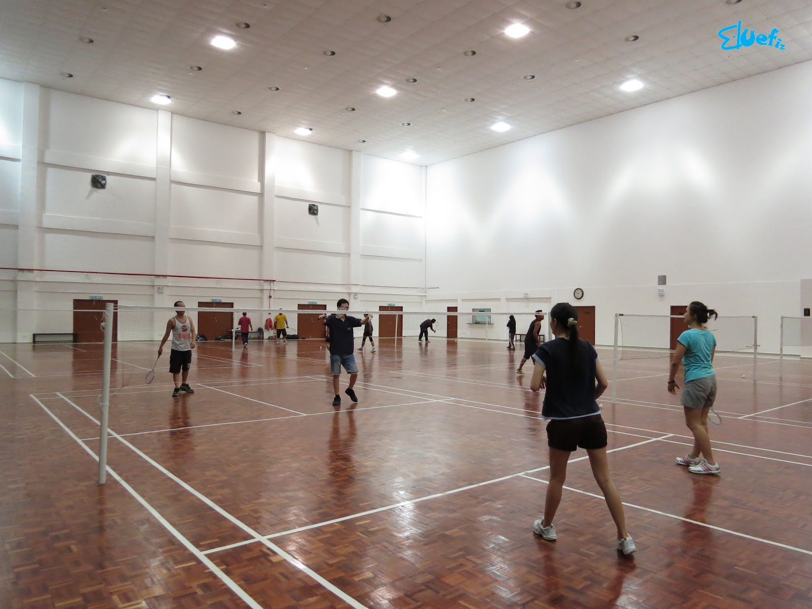 Badminton Session at Dewan Tun Ali Bukit Katil - mrbluefiz photography