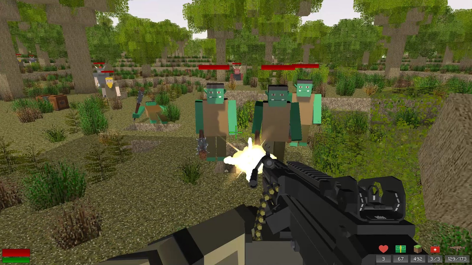 New Games CUBE WORLDS SURVIVAL (PC) Roguelike Shooter RPG The