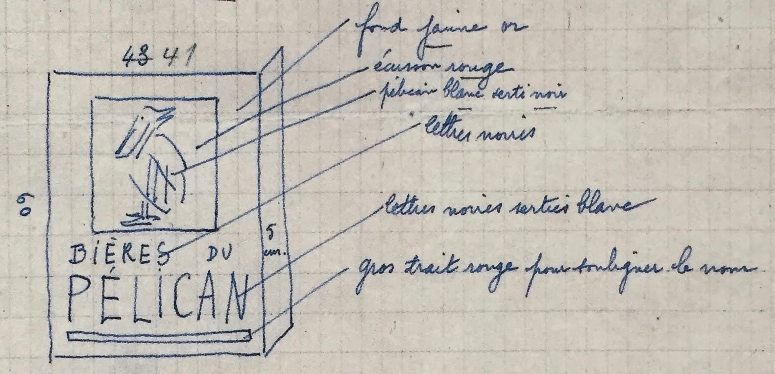 Dessin préparatoire