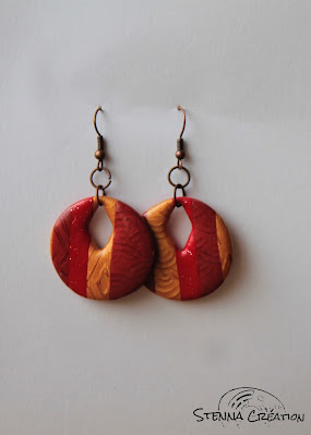 boucles-oreilles-polymere-2017-Mica-Shift-rouge-bronze-or-Stenna-Création