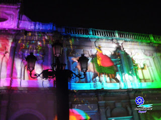 Mapping en Plaza de San Francisco - Sevilla, Navidad 2012 09