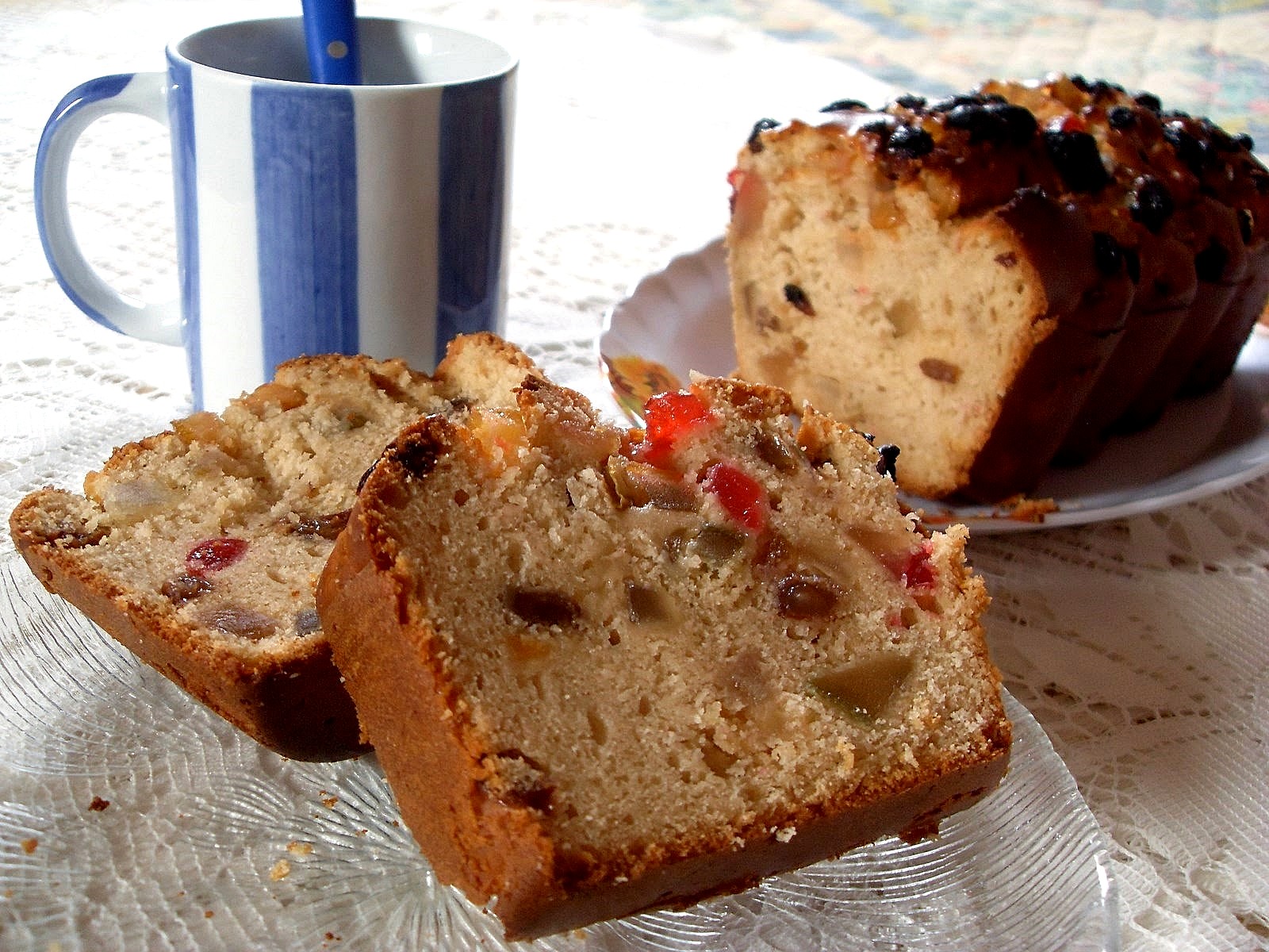 Ma Cuisine Végétalienne Cake aux fruits confits (Vegan)