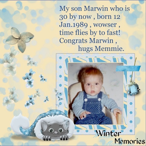 Jan.2019- Happy birthday Marwin