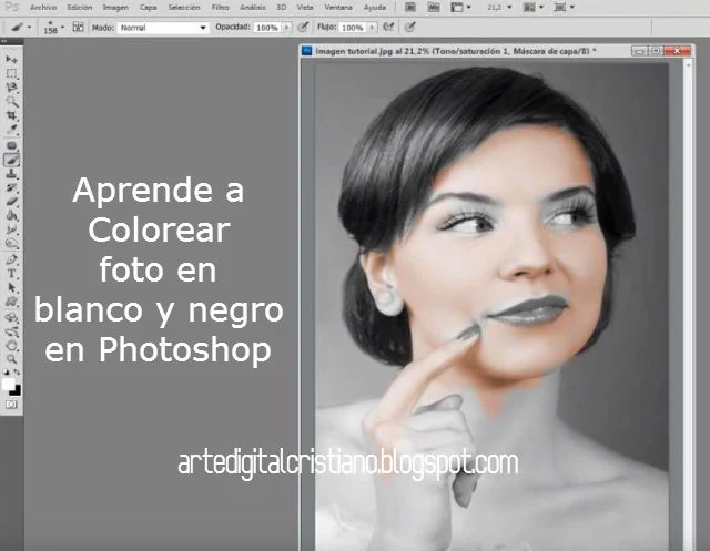 cómo colorear foto blanco y negro en photoshop