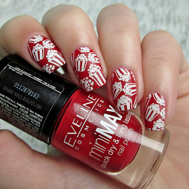 Popcorn nails HarunoutaL043 inSANEnails