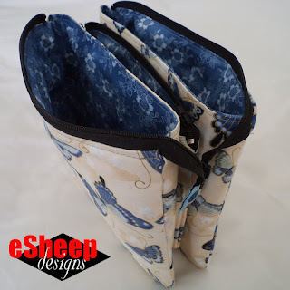 5 Pocket Zippered Pouch crafted by eSheep Designs