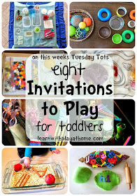 8 Invitations to Play for Toddlers. Toddler Activities