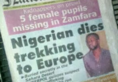 cries of african migrants