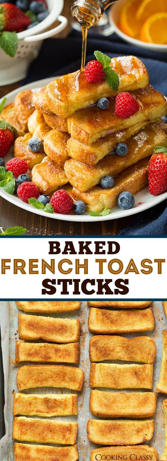 Baked French Toast Sticks